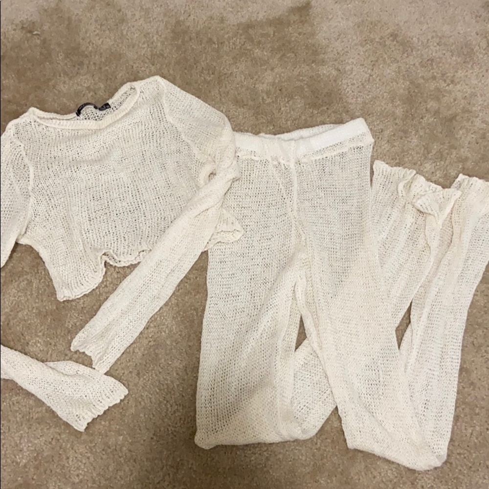 Mesh pants / top